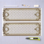 フランスの金ゴールドフレーム家具デコページ(紋章の)フラ・ダ・リ 薄葉紙 (クラフト)