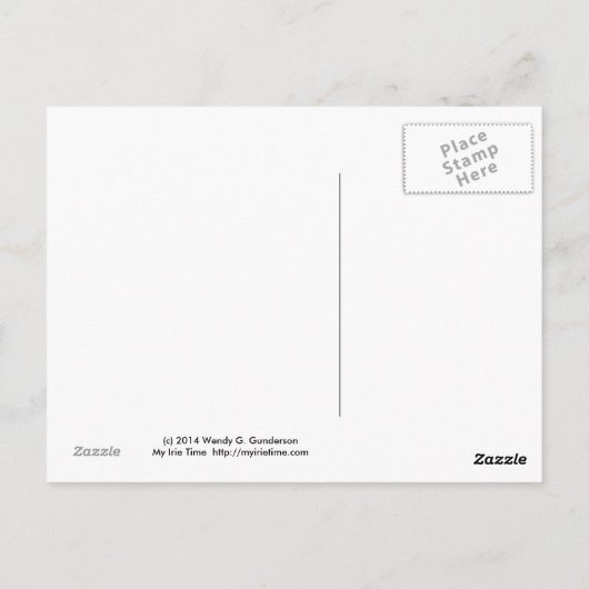 フランスの離れビーチ、エレウテラ、バハマはがき ポストカード (裏面)