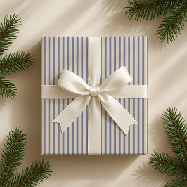 フランスの青ストライプのエレガント包紙 ラッピングペーパー