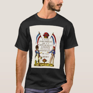 フランスの革命ポスターグラフィックTシャツ Tシャツ