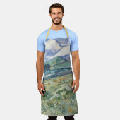 フランスの風景ビンセント・ヴァン・ゴッホ画家 エプロン (着用した状態)