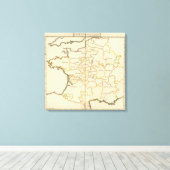 フランスの首都 キャンバスプリント (インサイチュ (ウッドフロア))