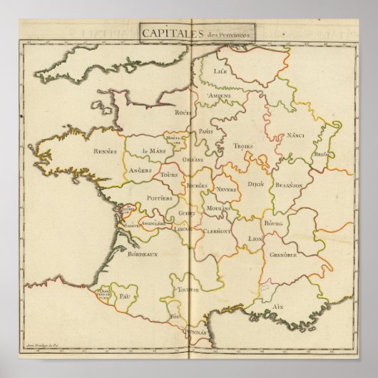 フランスの首都 ポスター (正面)