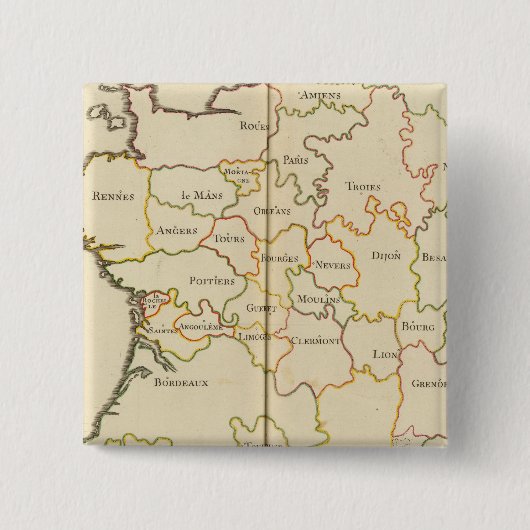 フランスの首都 缶バッジ (正面)