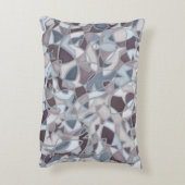 フランスの魚の抽象芸術アートアクセントピロー アクセントクッション (裏面(縦))