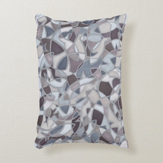 フランスの魚の抽象芸術アートアクセントピロー アクセントクッション (正面(垂直))