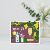 フランスの75シャンパンカクテル ポストカード (スタンド正面)