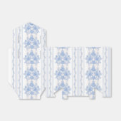 フランスの,みすぼらしいシック,ヴィンテージ,ブルー淡い色の,ホワイト,カウンティ フェイバーボックス (折り畳みなし)