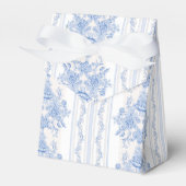 フランスの，みすぼらしいシック，ヴィンテージ，ブルー淡い色の，ホワイト，カウンティ フェイバーボックス (正面サイド)