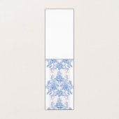 フランスの，みすぼらしいシック，ヴィンテージ，ブルー淡い色の，ホワイト，カウンティ 名刺 (外部フラット)