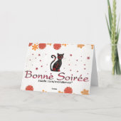 フランスの：ボンソイレ カード (裏面)