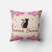 フランスの：ボンソイレ クッション (裏面)