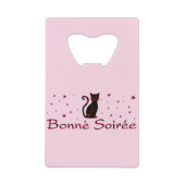 フランスの：ボンソイレ クレジットカード栓抜き (正面)