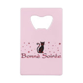 フランスの：ボンソイレ クレジットカード栓抜き (裏面)