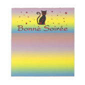 フランスの：ボンソイレ ノートパッド (正面)