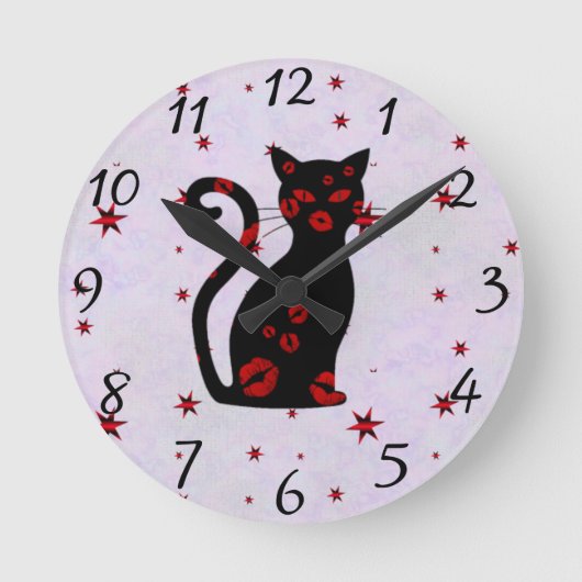 フランスの：ボンヌ三時 ラウンド壁時計 (正面)