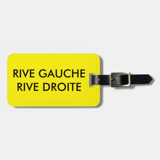 フランスの ラゲッジタグ (正面横)