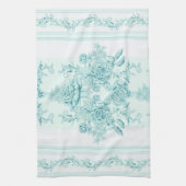 フランスの,ヴィンテージ，みすぼらしいシック，パタービクトリアンン，ターク キッチンタオル (縦)