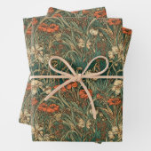 フランスの,ヴィンテージ,新しいインスパイア野花 ラッピングペーパーシート (インサイチュ)