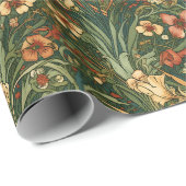 フランスの,ヴィンテージ,新しいインスパイア野花 ラッピングペーパー (ロールコーナー)