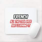 フランスの...子供クールは全て学だ マウスパッド (マウス)