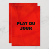 フランスの 招待状 (正面/裏面)