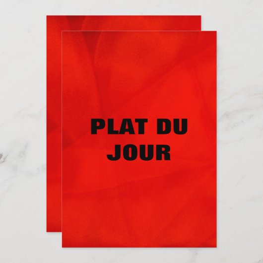 フランスの 招待状 (正面/裏面)