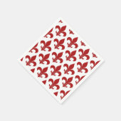 フランスの（紋章の）フラ・ダ・リパタークラシックン スタンダードカクテルナプキン (角)