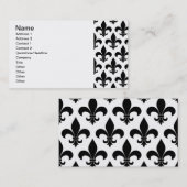 フランスの（紋章の）フラ・ダ・リパタークラシックン 名刺 (正面/裏面)