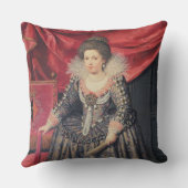 フランスの(1602-44年の)娘のエリザベスのポートレート クッション (裏面)