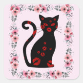 フランスの:Bonne Soireeステッカー スクエアシール (正面)