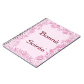 フランスの:Bonne Soiree Notebook ノートブック (左側)