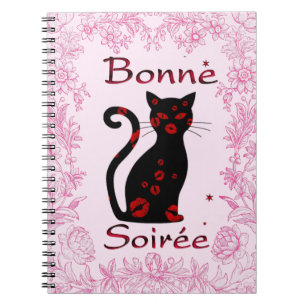 フランスの:Bonne Soiree Notebook ノートブック