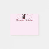 フランスの:Bonne Soiree Post-It Notes ポストイット (正面)