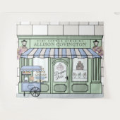 フランスの, Boy Baby Shower Photobooth Backdrop タペストリー (正面(横))