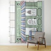 フランスの, Boy Baby Shower Photobooth Backdrop タペストリー (インサイチュ)