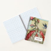 フランスの, Marie Antoinetteインスパイア(マリパーソナライズされたーアントワネット ノートブック (内部)