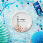 フランスの / Parisテーマパーティ紙プレート ペーパープレート (パーティー)