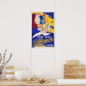フランスのAD ALCYON BICYCLEヴィンテージサイクルポスターアート ポスター (キッチン)