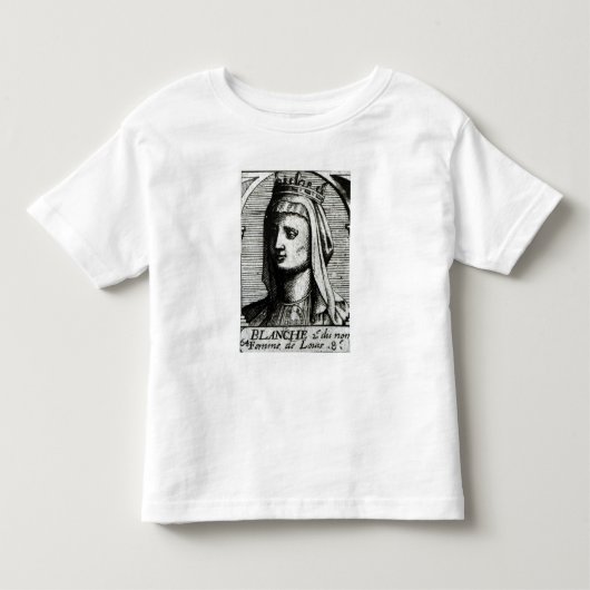 フランスのBlanche de Castille Queen トドラーTシャツ (正面)