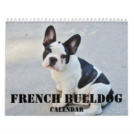 フランスのBulldogカレンダー2025あなたのカスタム写真 カレンダー