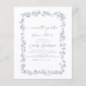 フランスのChinoiserie Something Blueブライダルシャワー (正面)