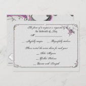 フランスのDecoフレームポストRSVPポストカード インビテーションポストカード (正面/裏面)