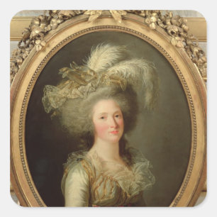 フランスのElisabethは夫人を電話しましたElisabeth スクエアシール