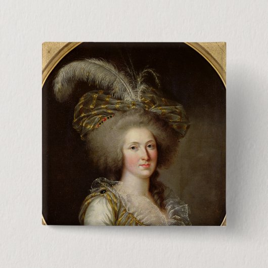 フランスのElisabeth 缶バッジ (正面)