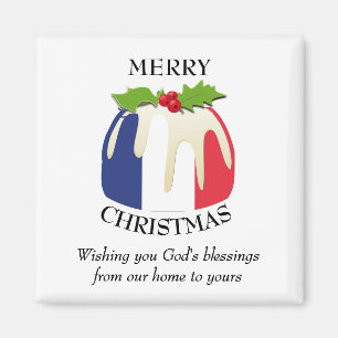 フランスのFLAGクリスマスプリン磁石 マグネット