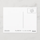 フランスのFlirt – ロマンチックヴィンテージ ポストカード (裏面)