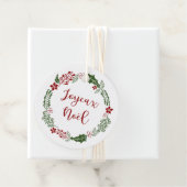 フランスのJoyeux Noelメリークリスマスカスタム フェイバータグ (インサイチュ)