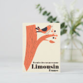フランスのLimousinをPrendre des vacances pourフランス。 ポストカード (スタンド正面)