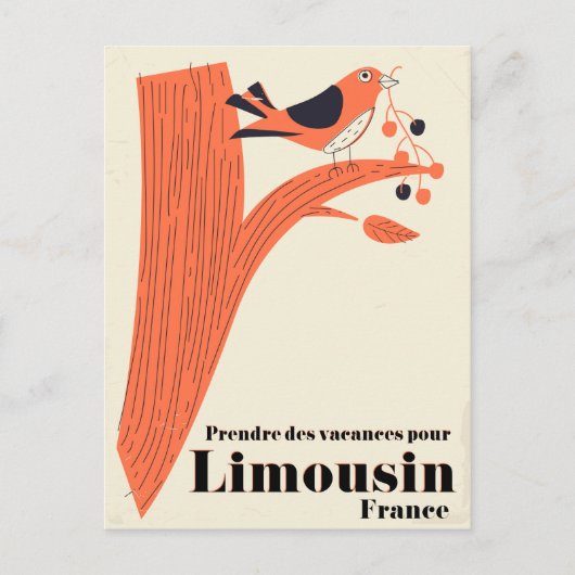 フランスのLimousinをPrendre des vacances pourフランス。 ポストカード (正面)